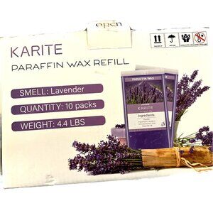 PARAFFIN WAX REFILLS 10 Pack Lavender Scented Paraffin Wax  In Box - NIP